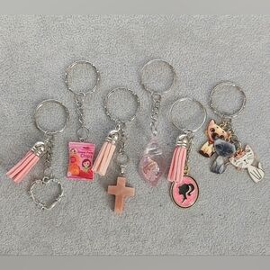 Cute Assorted Keychains with Charms